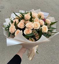 Букет Кремовые розы Латте #REPLACE_PRED# Удельной