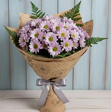 Букет цветов из:  Хризантемы #REPLACE_PRED# Удельной